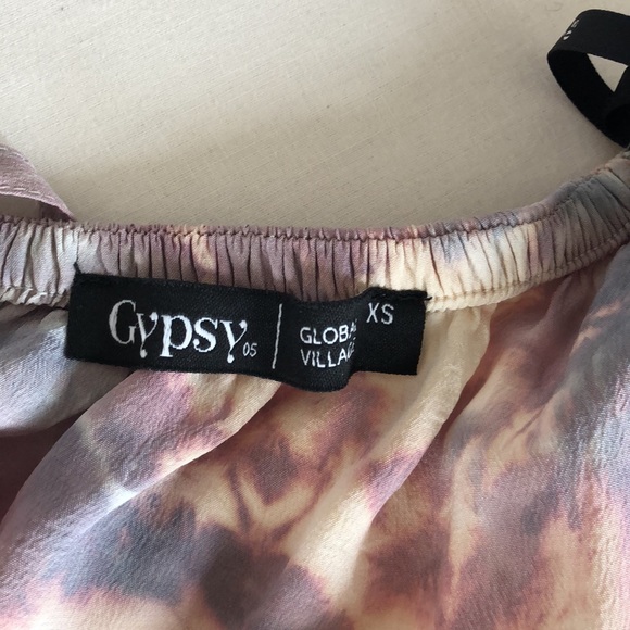 NWOT Gypsy 05 TIe Dye Maxi Dress XS - Picture 10 of 12